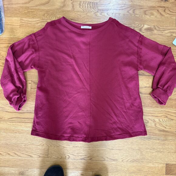 Ces Femme‎ Faw Edge Red Sweater Medium - Picture 2 of 6